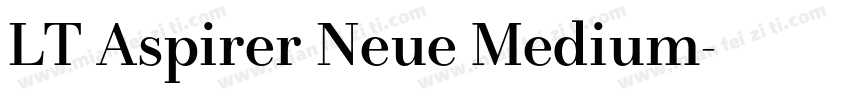 LT Aspirer Neue Medium字体转换